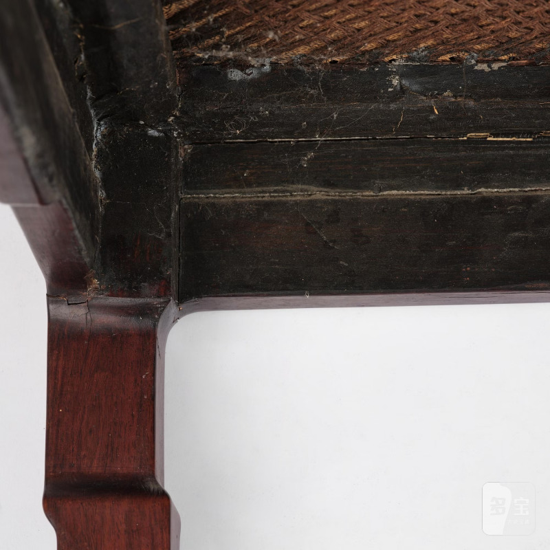 A Chinese hardwood throne chair/day bed, - 图34